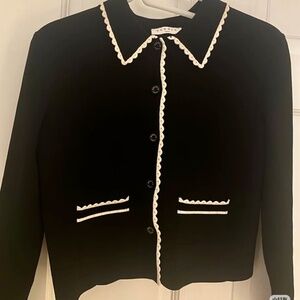 Sandro Open Front Sweater Never Worn